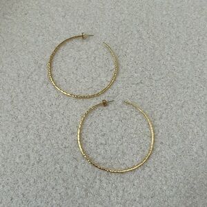 Gold Plated Hoop Earrings